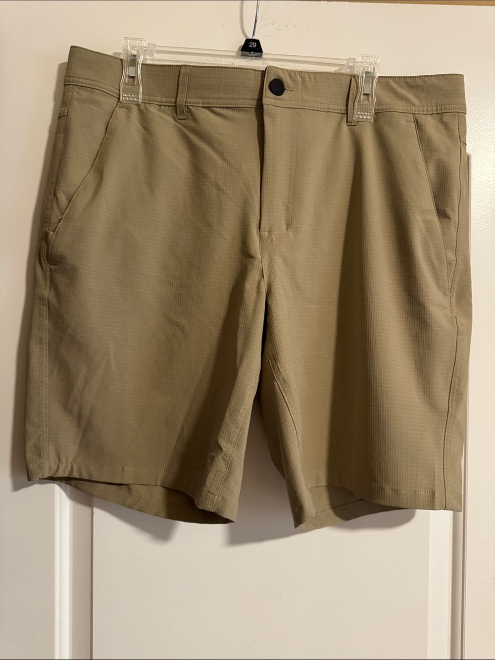 George Mens Flat Front Shorts - Khaki/Tan